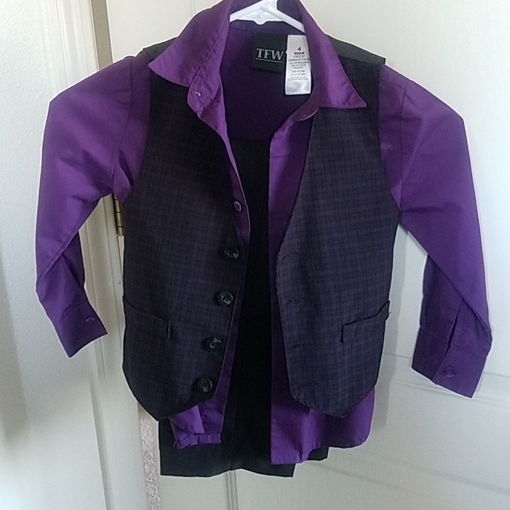 Boys 3 piece suit.